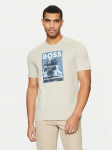 BOSS T-s&auml;rk Te_Mextour 50535079 Beež Regular Fit