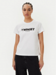 TWINSET T-s&auml;rk 251TP2070 Valge Regular Fit