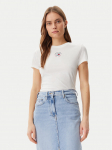 Tommy Jeans T-s&auml;rk Essential DW0DW20316 Valge Slim Fit M