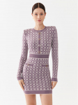 Elisabetta Franchi Kootud kleit AM-94Q-36E2-V550 Lilla Slim Fit