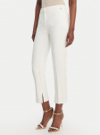 Elisabetta Franchi Riidest p&uuml;ksid PA-166-61E2-V300 Valge Slim Fit