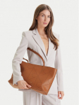 Calvin Klein K&auml;ekott Emblem Aop Perfor Lthr Tote LV04F3359G Pruun