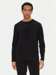 BOSS Pikkade varrukatega T-s&auml;rk Togn 50534336 Must Regular Fit