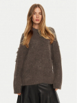 Munthe Kampsun Taccu 243160724373 Pruun Loose Fit