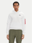 Alpha Industries Pluus Signature Back Print 148341 Valge Regular Fit