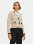 Luisa Spagnoli Kardigan Mozione 58437 Beež Regular Fit