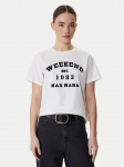 Weekend Max Mara T-s&auml;rk Tenue 2615971051 Valge Regular Fit