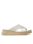 Calvin Klein Jeans Espadrillid Sporty Wedge Rope Sandal Mr YW0YW01364 Valge