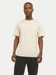 Jack & Jones T-s&auml;rk Oragnic Basic 12156101 Beež Regular Fit
