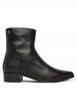 Tommy Hilfiger Saapad Leather Ankle Boot W Zip FW0FW09921 Must