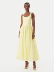 Bardot Kokteilikleit Lawrence Scoop Neck 60309DB Kollane Regular Fit