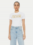 Versace Jeans Couture T-s&auml;rk 78HAHT01 Valge Regular Fit XXS
