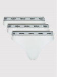 HUGO Stringide komplekt 50469681 Valge XXL