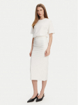 Marella Igap&auml;evane kleit Ileana 2513621014 Valge Slim Fit S