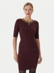 Elisabetta Franchi Kokteilikleit AM-20B-56E2-V480 Bordoopunane Regular Fit