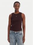 Calvin Klein Jeans Top LV047C201G Pruun Slim Fit