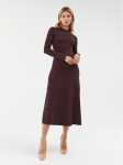IVY OAK Kootud kleit Kornelia IO1123F3120 Bordoopunane Slim Fit
