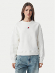 Tommy Jeans Pluus DW0DW17325 Valge Boxy Fit