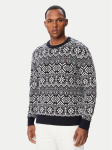 Tommy Hilfiger Kampsun Fairisle MW0MW44815 Tumesinine Regular Fit