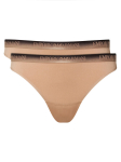Emporio Armani Underwear Stringide komplekt EW000402 AF25572 U4134 Beež