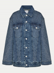 PINKO Teksajakk 104800 A2GI Tumesinine Regular Fit