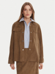 MAX&Co. Nahkjope Stallo 2526446011200 Pruun Loose Fit