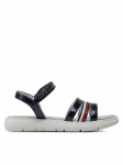 Tommy Hilfiger Sandaalid Stripes Velcro T4A2-32771-1372 S Tumesinine