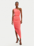Patrizia Pepe Kokteilikleit 2A2919 J280 R854 Koralliv&auml;rviline Regular Fit