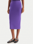 PINKO Midiseelik 105489 A2Q9 W21 Lilla Regular Fit