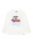 United Colors Of Benetton S&auml;rkpluus 3I1XG10KH Valge Regular Fit 82