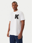 Karl Lagerfeld Jeans T-s&auml;rk B1M17066 Valge Regular Fit