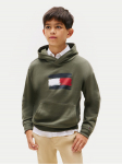 Tommy Hilfiger Pluus Flag KB0KB10112 Roheline Regular Fit