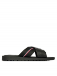 Tommy Hilfiger Pl&auml;tud Core Hilfiger Lth Criss C Sandal FM0FM05783 Must
