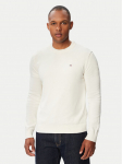 Tommy Jeans Kampsun Essential DM0DM22853 Valge Slim Fit