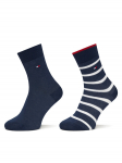 Tommy Hilfiger Pikad sokid 701229939 Tumesinine