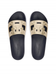 Tommy Hilfiger Pl&auml;tud Th Pool Slide FW0FW09613 Kuldne