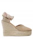 Manebi Espadrillid Heart-Shaped Wedge Espadrilles M 1.1 WH Beež