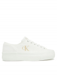 Calvin Klein Jeans Tenniskingad Vulc Flatform Low Cv Mg YW0YW01763 Valge 37