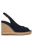 Tommy Hilfiger Espadrillid Flag High Wedge Espad Slingback FW0FW09343 Tumesinine 40