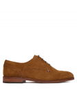 Tommy Hilfiger Poolsaapad Hilfiger Suede Dress Shoe FM0FM05776 Pruun
