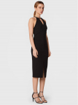 TWINSET Kokteilikleit 222TP2034 Must Fitted Fit
