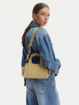 Calvin Klein K&auml;ekott Webbing Strap Canvas Pocket Bag LV04F3464G Beež