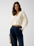 Guess Kampsun 183081 Kreemjas Classic Fit