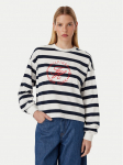 Tommy Hilfiger Pluus Th Roundal WW0WW50969 Valge Regular Fit