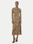 Marella Kootud kleit Girino 2623626014 Pruun Regular Fit