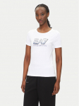 EA7 Emporio Armani T-s&auml;rk 7W000183 AF10373 U0002 Valge Regular Fit