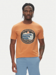 Quiksilver T-s&auml;rk Ev Three Seas Ss EQYZT08051 Pruun Regular Fit S