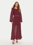 ViCOLO &Otilde;htune kleit TS0396 Bordoopunane Regular Fit