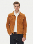 Serge Pariente Nahkjope Jeans Pruun Regular Fit