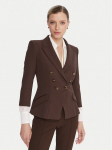 Elisabetta Franchi Pintsak GI-174-56E2-V660 Pruun Regular Fit
